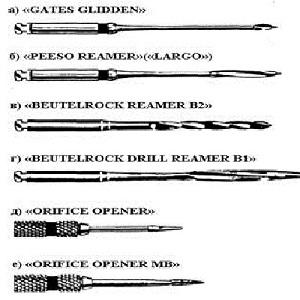 Какие бывают эндодонтические инструменты