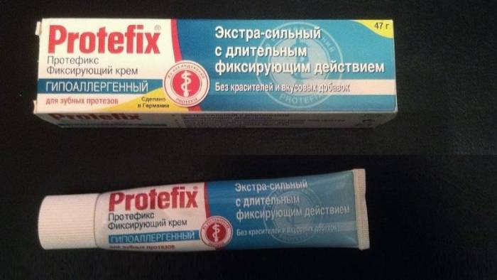клей для съемных зубных протезов